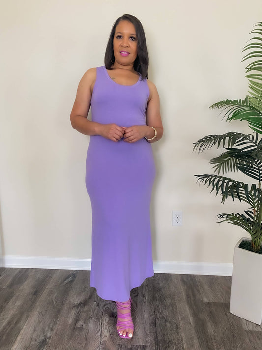 Making Moves Maxi Dress-Lavender